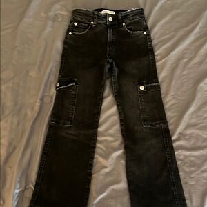 Zara Dark Denim Trousers
